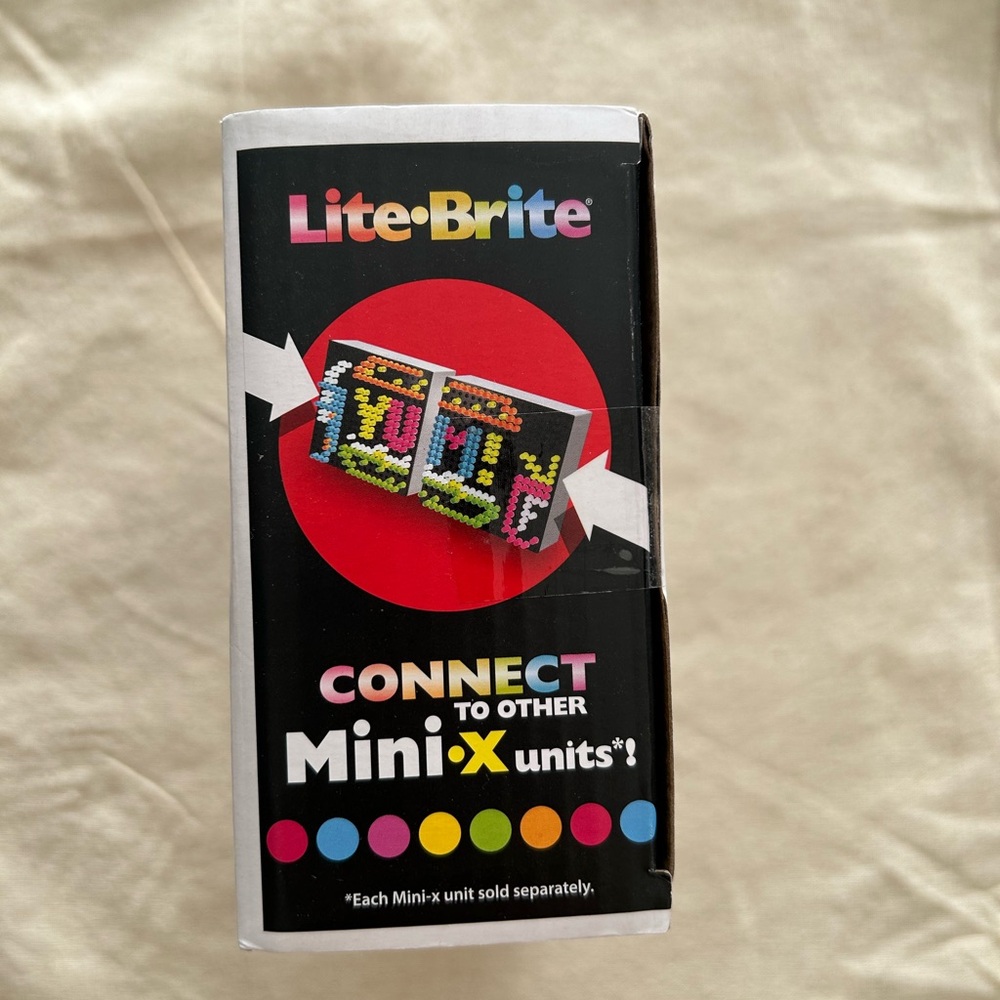 Hasbro Lite-Brite Mini-X Connect Toy - Multicolor - Picture 2 of 5